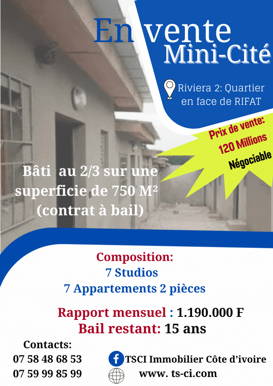 mini-cité-vente-tsci-Immobilier-cote d'ivoire